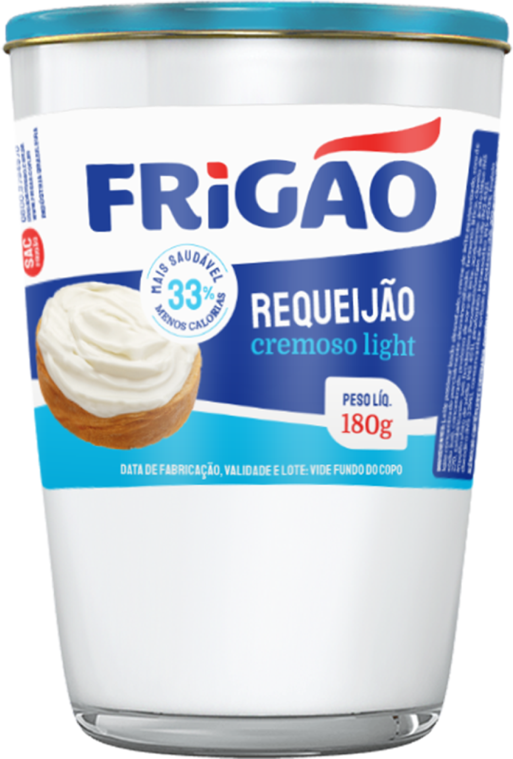 REQUEIJÃO COPO VD FRIGÃO LIGHT 180GR